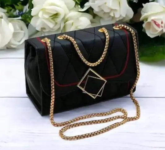 Elegant attractive woman slingbags