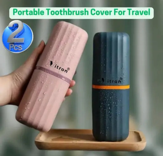Pack Of 2 Portable Toothbrush Cover Travel Toothbrush Holder Toothbrush Travel Containers for Trips and Daily Use (Combo Offer)