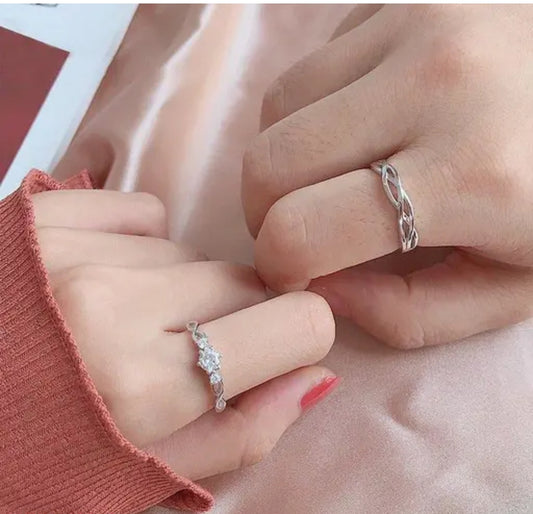 Couple Rings | Crown Rings For Him & her | Valentine Gifts | Proposal Rings | Men Women Rings