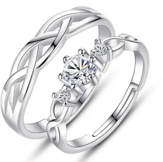 Couple Rings | Crown Rings For Him & her | Valentine Gifts | Proposal Rings | Men Women Rings